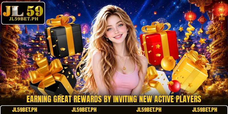 Earning great rewards by inviting new active players