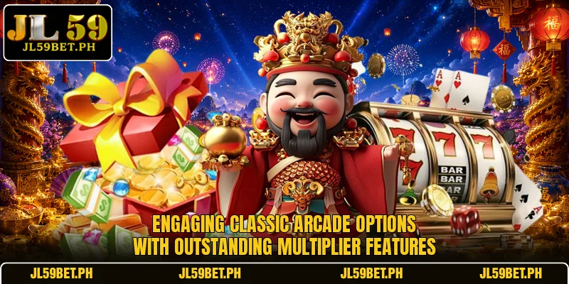 Engaging classic arcade options with outstanding multiplier features