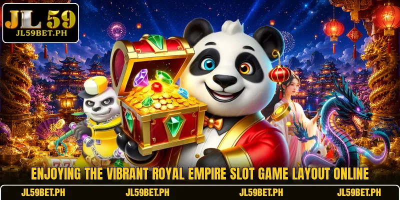 Enjoying the vibrant Royal Empire slot game layout online