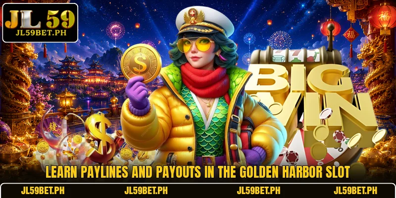 Learn paylines and payouts in the Golden Harbor slot