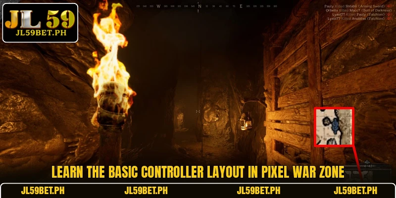 Learn the basic controller layout in Pixel War Zone