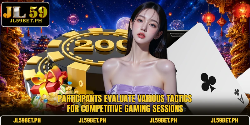 Participants evaluate various tactics for competitive gaming sessions