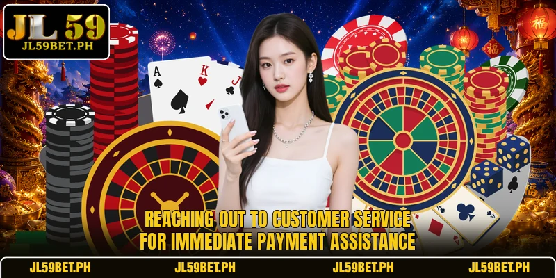 Reaching out to customer service for immediate payment assistance