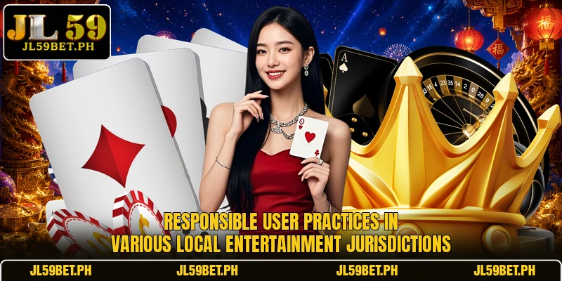 Responsible user practices in various local entertainment jurisdictions