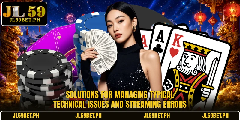Solutions for managing typical technical issues and streaming errors
