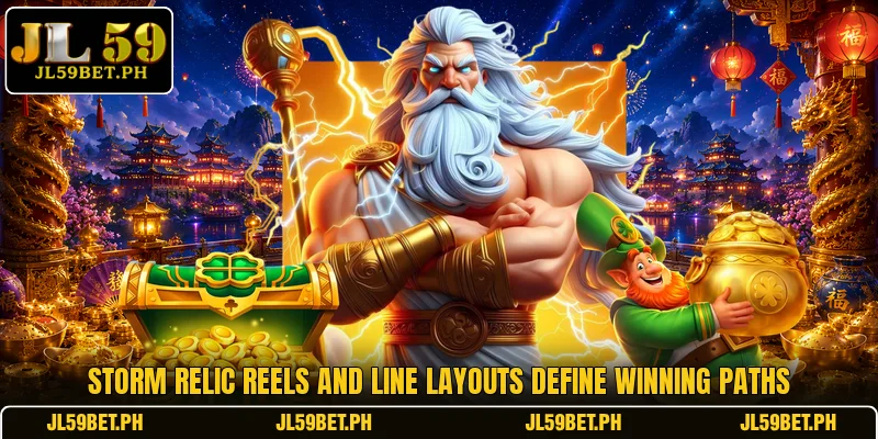 Storm Relic reels and line layouts define winning paths