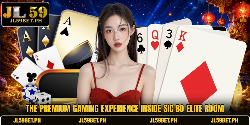 The premium gaming experience inside Sic Bo Elite Room