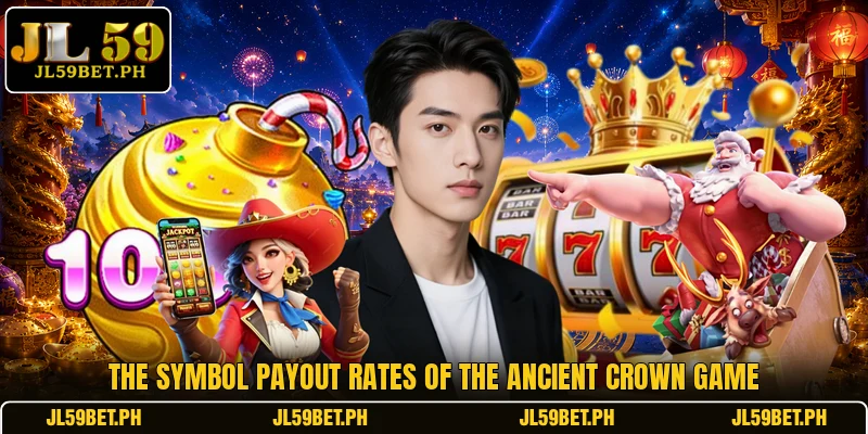 The symbol payout rates of the Ancient Crown game